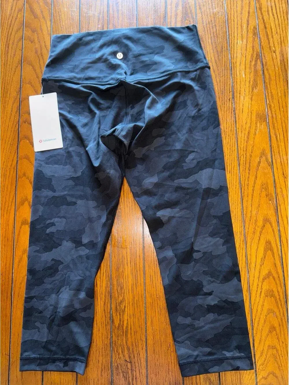 Lululemon Align High Rise 21” Heritage Camo Black H3DC Size 10 NWT